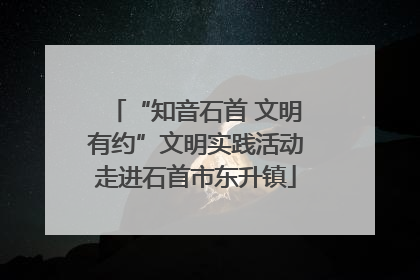 “知音石首 文明有约”文明实践活动走进石首市东升镇