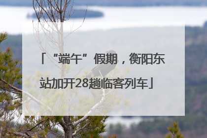 “端午”假期，衡阳东站加开28趟临客列车