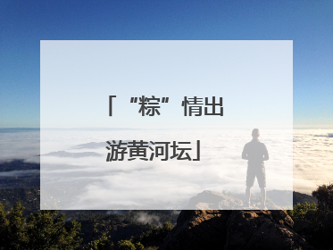 “粽”情出游黄河坛