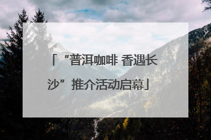 “普洱咖啡 香遇长沙”推介活动启幕