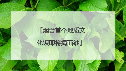 烟台首个地质文化镇即将揭面纱