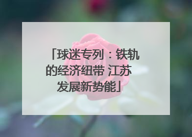 球迷专列：铁轨的经济纽带 江苏发展新势能