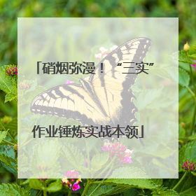 硝烟弥漫！“三实”作业锤炼实战本领