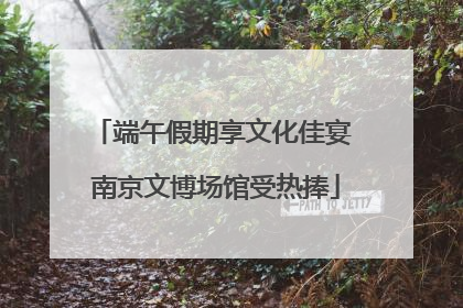 端午假期享文化佳宴 南京文博场馆受热捧