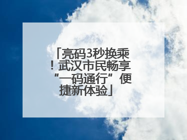 亮码3秒换乘！武汉市民畅享“一码通行”便捷新体验