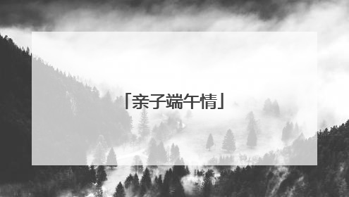 亲子端午情