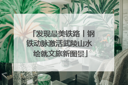 发现最美铁路丨钢铁动脉激活武陵山水 绘就文旅新图景