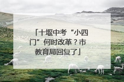 十堰中考“小四门”何时改革？市教育局回复了