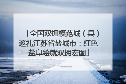 全国双拥模范城（县）巡礼江苏省盐城市：红色盐阜绘就双拥宏图