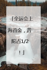 全运会上海首金，普陀占1/2！