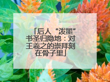 后人“泼墨”书圣归隐地：对王羲之的崇拜刻在骨子里
