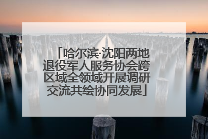 哈尔滨·沈阳两地退役军人服务协会跨区域全领域开展调研交流共绘协同发展
