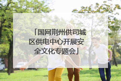 国网荆州供司城区供电中心开展安全文化专题会