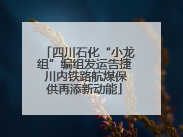 四川石化“小龙组”编组发运告捷 川内铁路航煤保供再添新动能