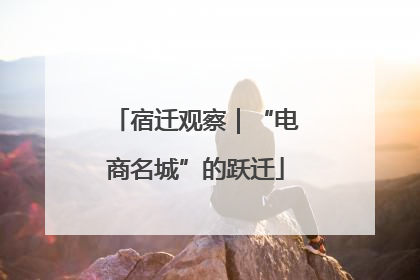 宿迁观察｜“电商名城”的跃迁