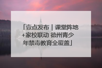 壹点发布｜课堂阵地+家校联动 德州青少年禁毒教育全覆盖
