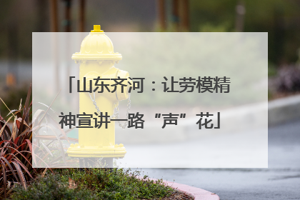 山东齐河：让劳模精神宣讲一路“声”花