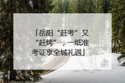岳阳“赶考”又“赶烤”，一纸准考证享全城礼遇