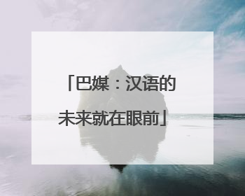 巴媒：汉语的未来就在眼前