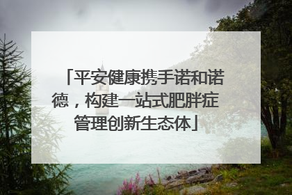 平安健康携手诺和诺德，构建一站式肥胖症管理创新生态体
