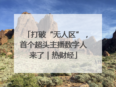 打破“无人区”，首个超头主播数字人来了｜热财经