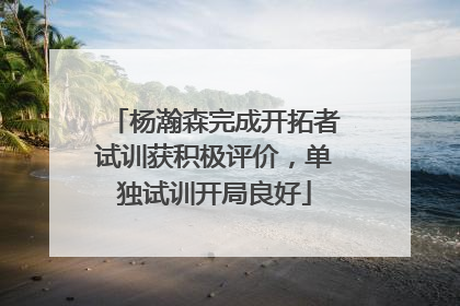 杨瀚森完成开拓者试训获积极评价，单独试训开局良好