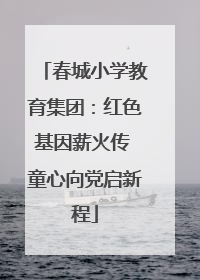 春城小学教育集团：红色基因薪火传 童心向党启新程