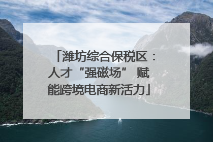 潍坊综合保税区：人才“强磁场” 赋能跨境电商新活力