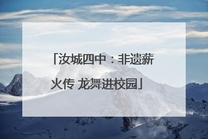 汝城四中：非遗薪火传 龙舞进校园