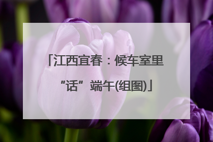 江西宜春：候车室里“话”端午(组图)