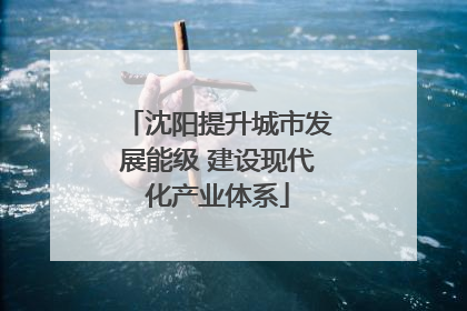 沈阳提升城市发展能级 建设现代化产业体系