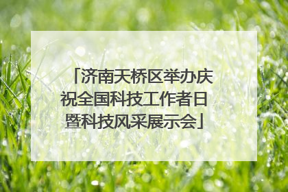 济南天桥区举办庆祝全国科技工作者日暨科技风采展示会