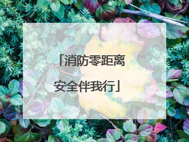 消防零距离 安全伴我行