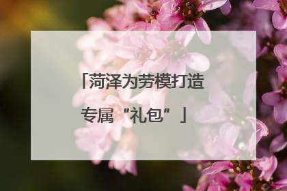 菏泽为劳模打造专属“礼包”