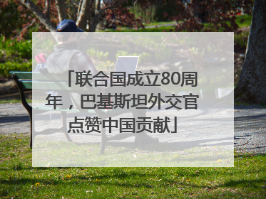 联合国成立80周年，巴基斯坦外交官点赞中国贡献