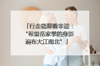 行走赣鄱看非遗：“希望岳家拳的身影遍布大江南北”