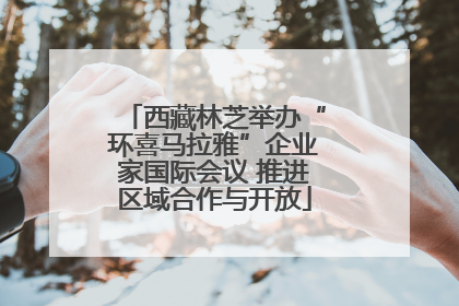 西藏林芝举办“环喜马拉雅”企业家国际会议 推进区域合作与开放