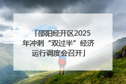 邵阳经开区2025年冲刺“双过半”经济运行调度会召开