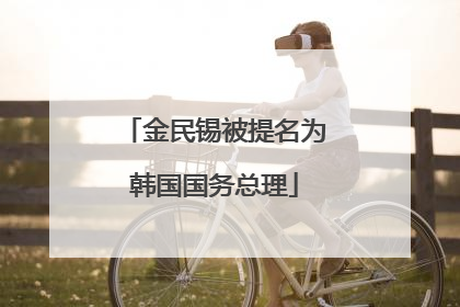 金民锡被提名为韩国国务总理