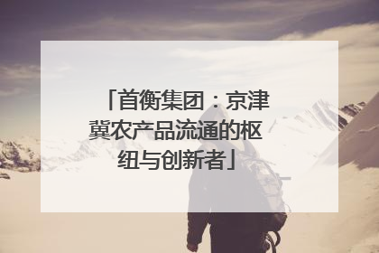 首衡集团：京津冀农产品流通的枢纽与创新者