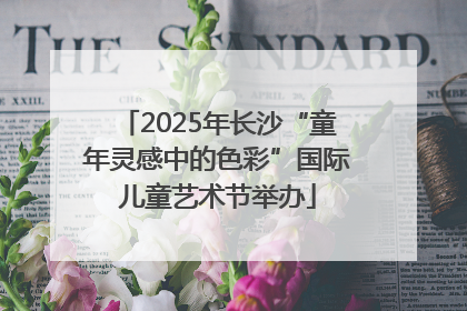 2025年长沙“童年灵感中的色彩”国际儿童艺术节举办