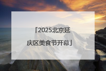 2025北京延庆区美食节开幕